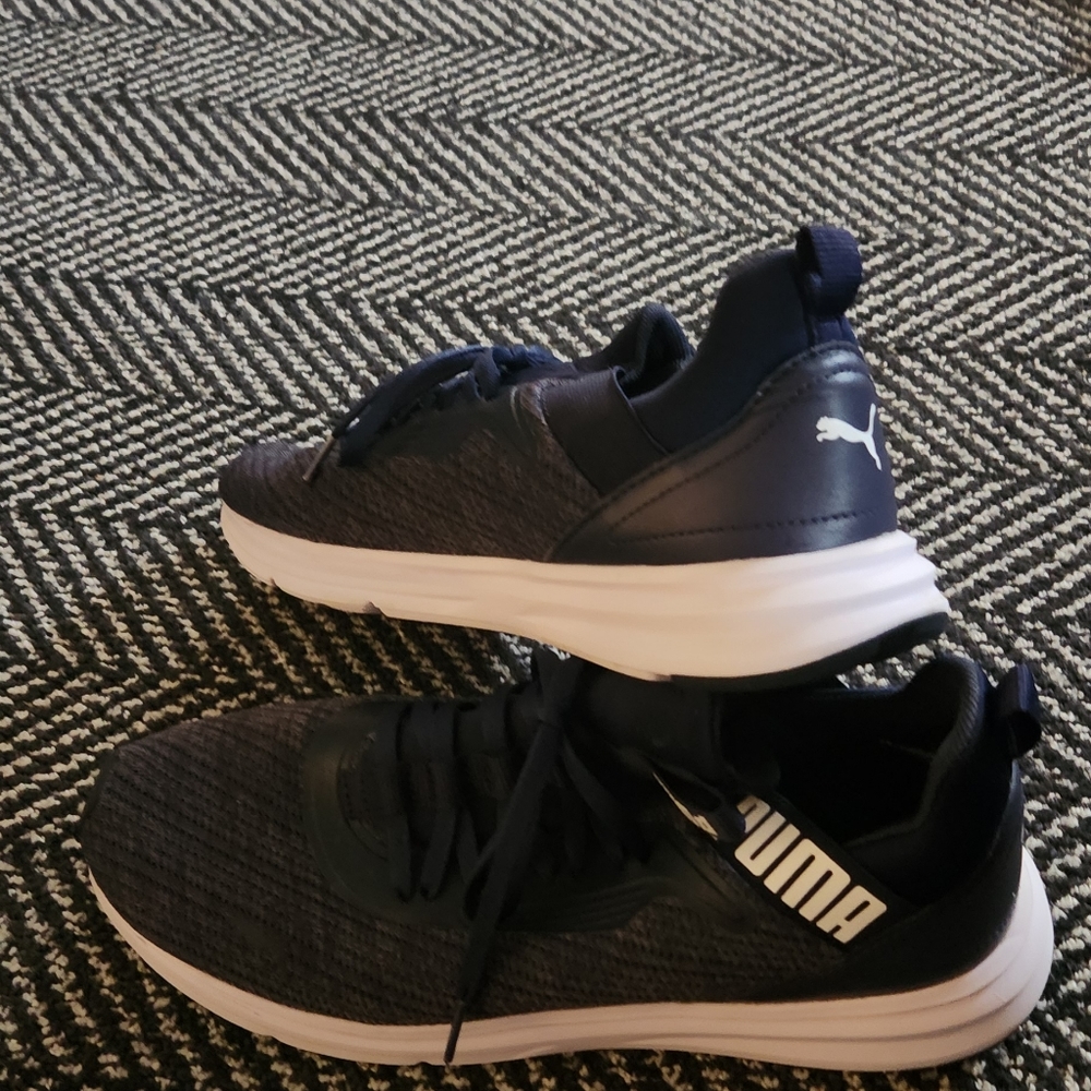 Navy Blue Puma Shoes 10.5